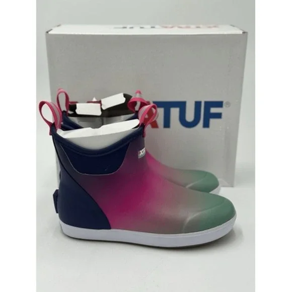 XTRATUF Women's Ankle Deck Boot Purple Aurora New In Box Size 9 - Picture 3 of 8
